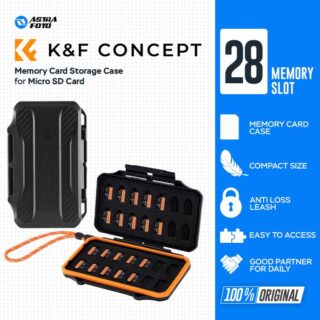 KNF Concept 28 Slot Micro SD Card Case Waterproof Shockproof Memory Card Storage Box K&F Concept