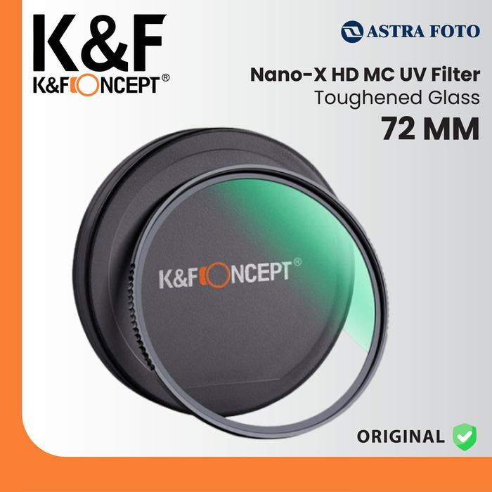 KNF Concept KNF Concept 72mm Nano-X HD MC UV Filter Multi Coating Tempered K&F