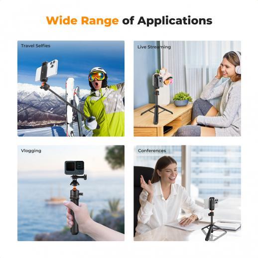 KNF Concept MS11 Mini Tripod 3 in 1 For HP Smartphone & Camera Action Cam with Bluetooth Remote K&F Concept · 7