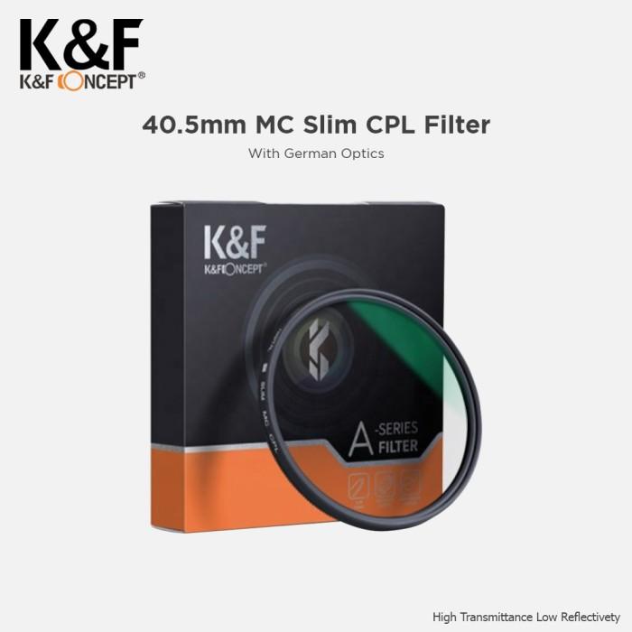 KNF Concept 40.5mm Slim CPL Filter Multi Coating +German Optics K&F · 2