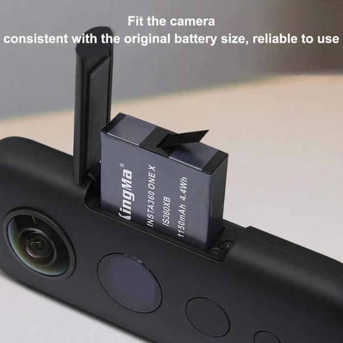 Kingma Battery And Dual Slot Charger For  Insta360 One X IS360XB Baterai + Charger - Battery Only · 6