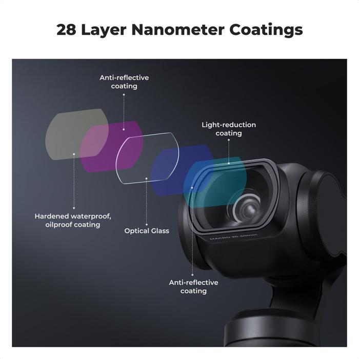 K&F Concept Filter 10x Macro Lens For DJI Osmo Pocket 3 KNF Concept - Gambar 3