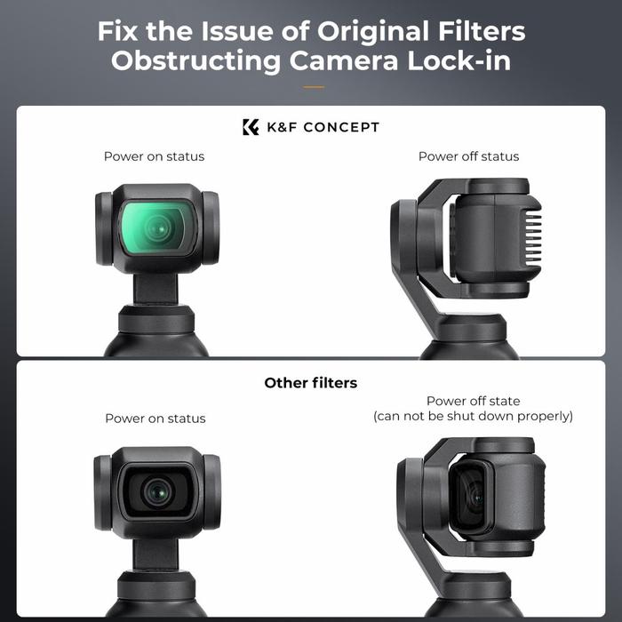 K&F Concept UV Filter Magnetic For DJI Osmo Pocket 3 Protector MCUV Optical Glass Nano UV KNF Concept · 8