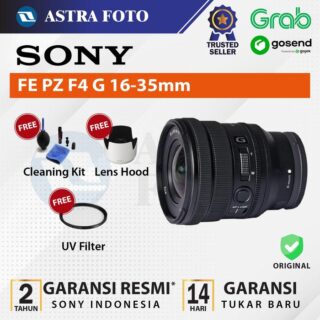 Sony Lens FE PZ 16-35mm F4 G / 1635mm F4 G - Lensa Kamera Full Frame