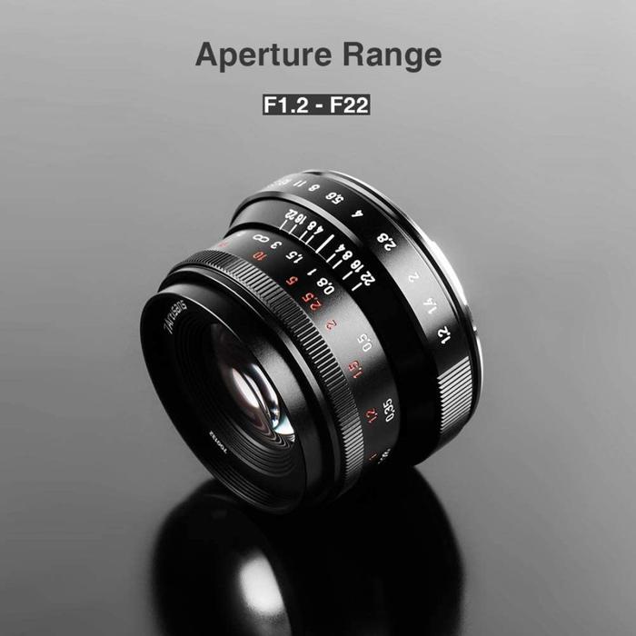 7artisans 35mm F1.2 Mark II APSC Lens For Sony E Mount - Fujifilm FX - M/43 - Canon M Lensa Kamera - SONY E · 2