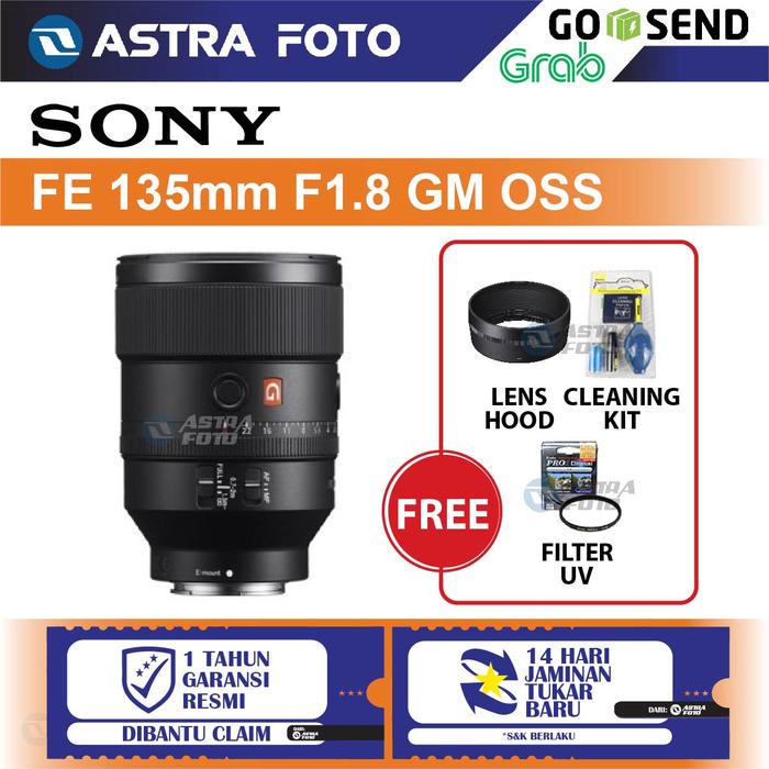Sony Sony FE 135mm F1.8 GM Lens - Lensa G Master Full Frame Garansi Resmi