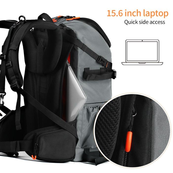 KNF Concept 33L Tas Ransel Travel Backpack Waterproof Photography K&F · 7
