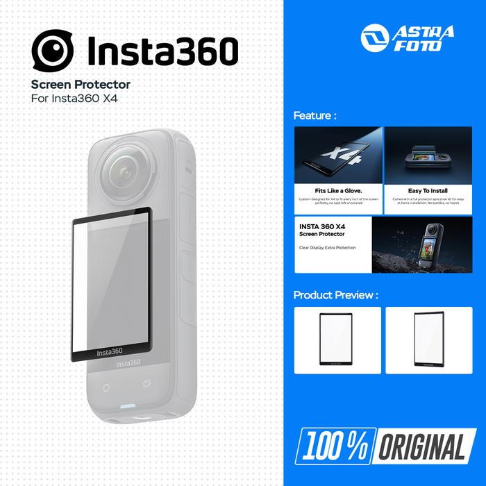 Insta360 Insta360 X4 Screen Protector for Insta 360 X4 Anti Gores LCD Tempered Glass GARANSI RESMI Screen Guard
