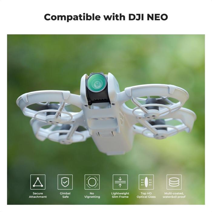 KNF Concept Filter UV CPL ND8 ND16 ND32 ND64 for DJI NEO K&F Concept 6-Pack Drone Filter Set - Gambar 7