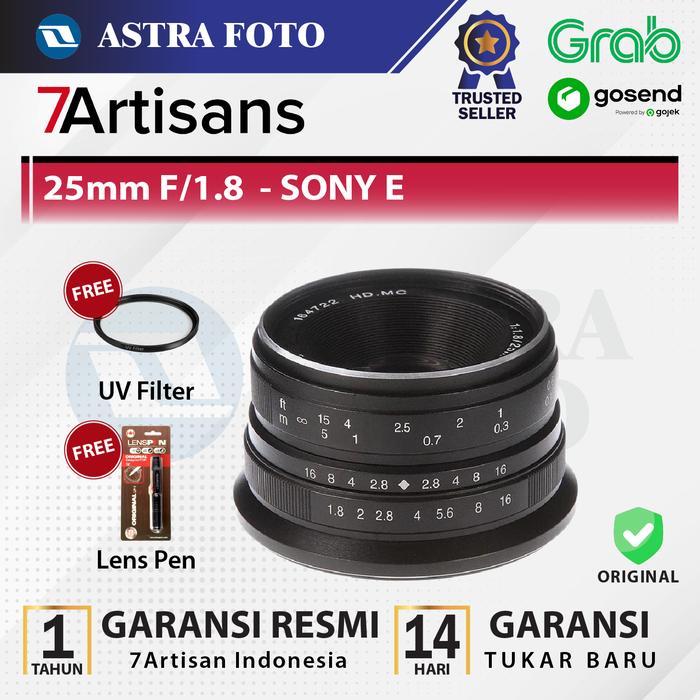 7Artisans 7ARTISANS LENS 25mm F/1.8 FOR SONY LENSA E MOUNT