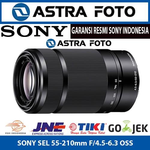 SONY LENS SEL E 55-210mm F/4.5-6.3 OSS LENSA GARANSI RESMI · 2