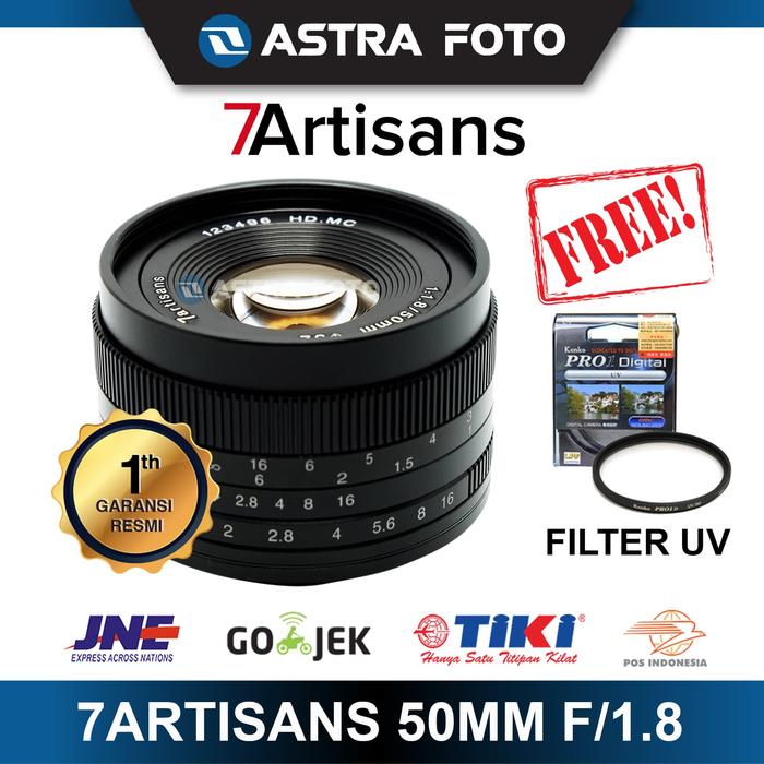7ARTISANS LENS 50mm F/1.8 LENSA FOR FUJIFILM FUJI X MOUNT · 2