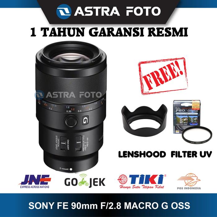 SONY FE 90mm F/2.8 MACRO G OSS LENSA FULL FRAME GARANSI RESMI · 2