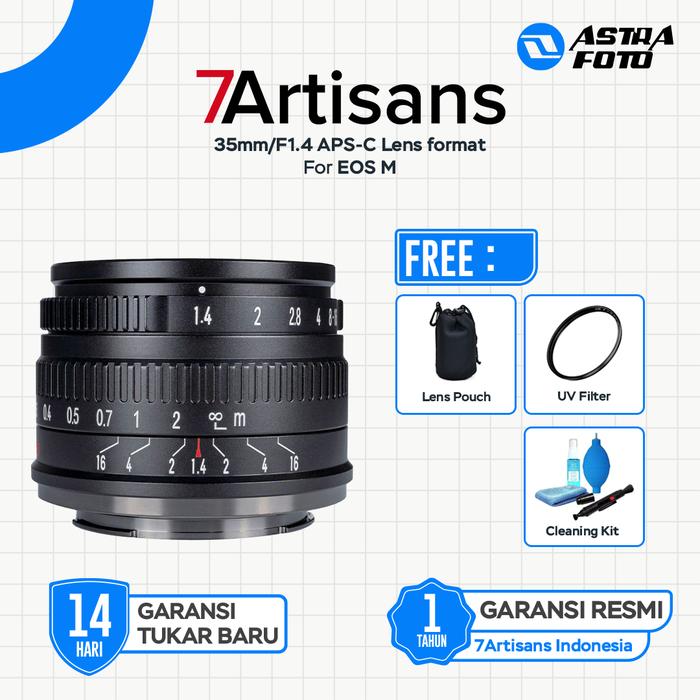 7Artisans 35mm/F1.4 APS-C Lens format for Mirrorless Camera - FUJI FX SILVER · 8