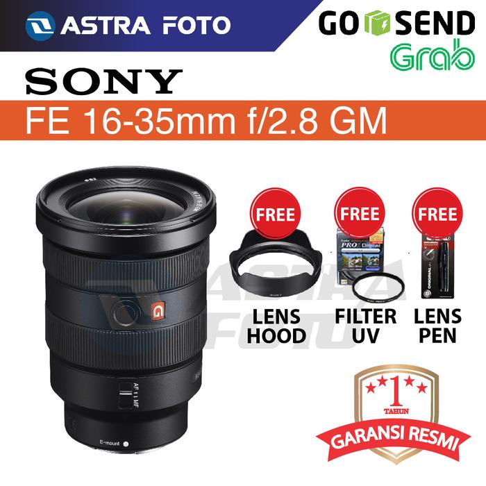 Sony Lensa Sony FE 16-35mm f/2.8 GM Lens Wide Angle - Mirrorless Full frame