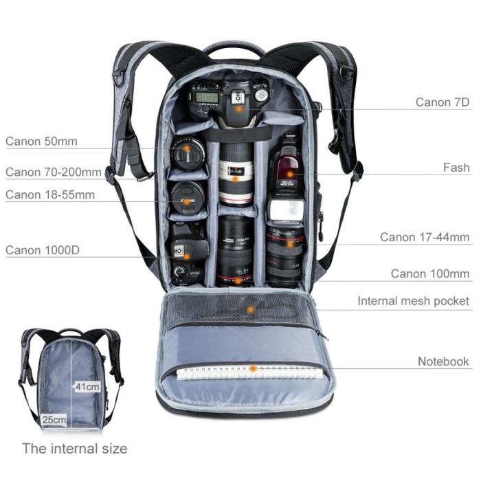 Knf Concept 20L Tas Ransel Travel Camera Laptop Backpack Photography · 4