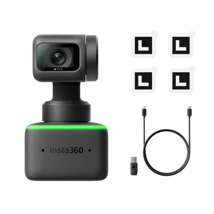 Insta360 Link 4K AI Webcam Portable PTZ UHD Web Cam Insta 360 RESMI · 2