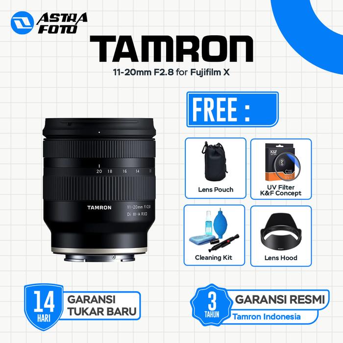 Tamron Tamron 11-20mm f2.8 for Fujifilm X Di III-A RXD 11-20 f/2.8 Fuji RESMI - Standard