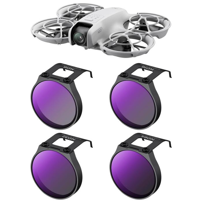 K&F Concept DJI NEO ND Filter Kit 4pcs ND8 ND16 ND32 ND64 KNF Concept 4-Pack Filter Original · 2
