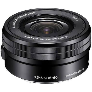 SONY LENS 16-50mm Lensa copotan a6000 a5100 brand new garansi 6bulan - Hitam · 2