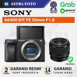 Sony Alpha A6400 / Sony A6400 Body Only Kit FE 50mm F1.8