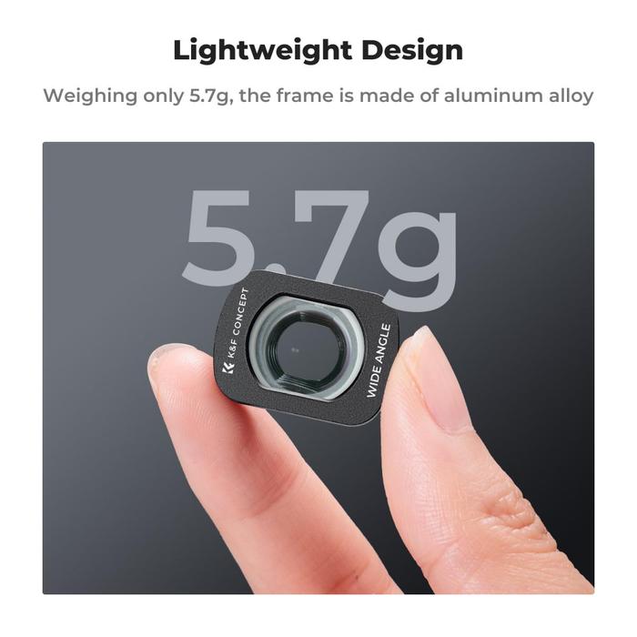 K&F Concept Wide Angle Lens Extender Magnetic Filter For DJI Osmo Pocket 3 KNF Concept · 4