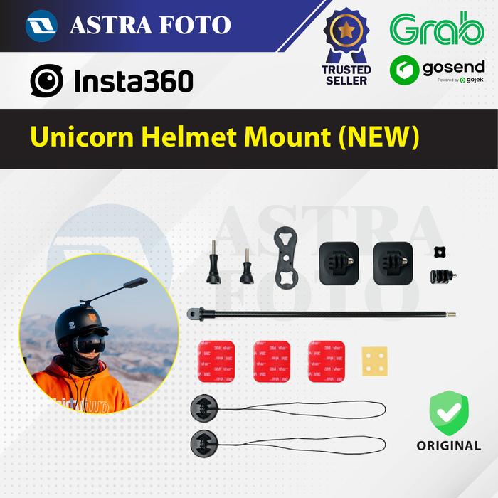 Insta360 Unicorn Helmet Mount New Version for ONE X/X2/X3/R/RS/GO2 - New Version · 2