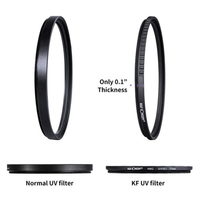 KNF Concept 62mm Filter Slim UV Filter Multi Coating + German Optics · 4