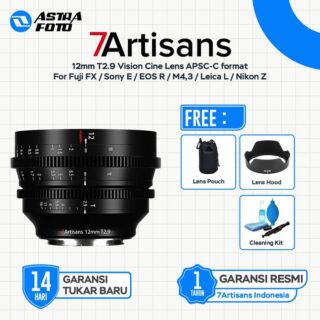 7artisans 12mm T2.9 Vision Cine Lens APSC-C Format - SONY E
