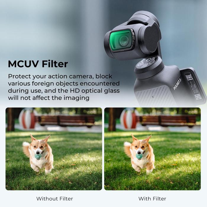 K&F Concept UV Filter Magnetic For DJI Osmo Pocket 3 Protector MCUV Optical Glass Nano UV KNF Concept · 7