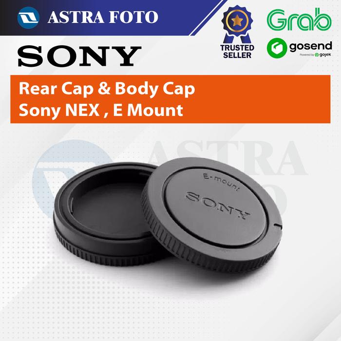 Rear Cap & Body Cap Sony NEX , E Mount Kamera Mirrorless