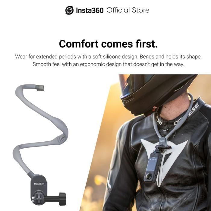Insta360 Magnetic Neck Holder Mount POV View · 2