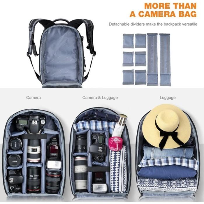 Knf Concept 20L Tas Ransel Travel Camera Laptop Backpack Photography · 3