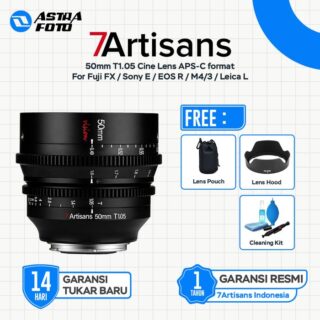 7artisans 50mm T1.05 Cine Lens APS-C format for Mirrorless - SONY E
