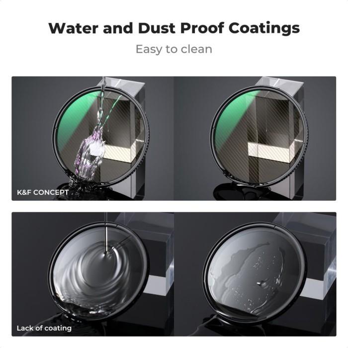 K&F Concept Gold Streak 72mm Filter Nano-X Anamorphic Flare Like Effects KNF Concept · 7