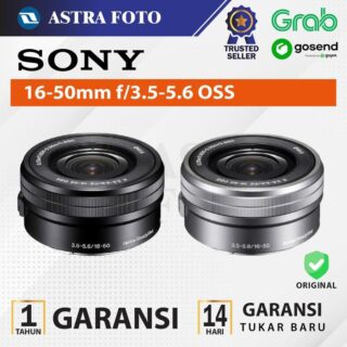 SONY LENS 16-50mm Lensa copotan a6000 a5100 brand new garansi 6bulan - Hitam