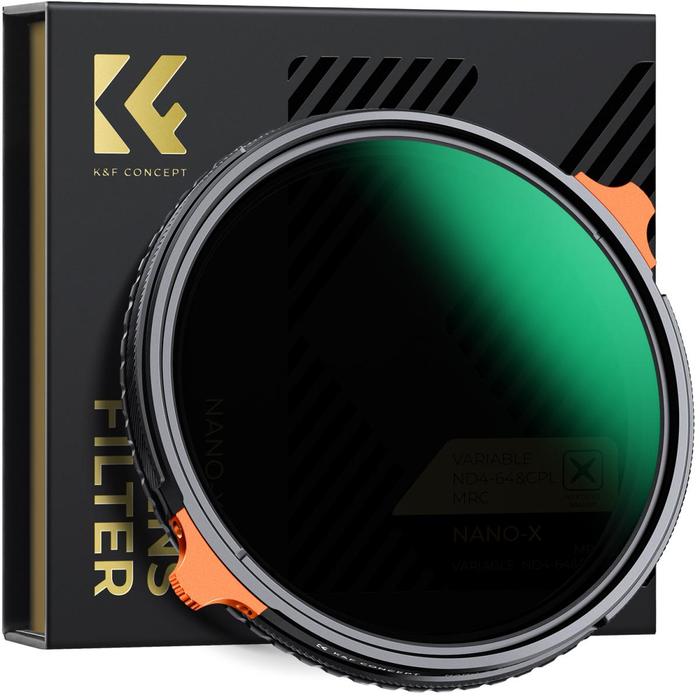 KNF Concept KNF Concept 40.5mm Filter Nano-X Variable ND4-64 + CPL K&F Filter Lensa