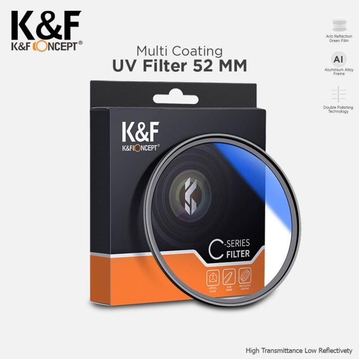 KNF K&F Concept Multi Coating UV Blue Coating Filter 52MM C-Series KF · 2
