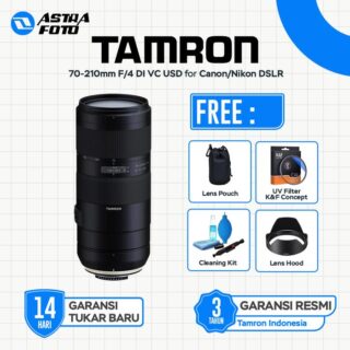 TAMRON 70-210mm F/4 DI VC USD FOR CANON NIKON LENSA DSLR