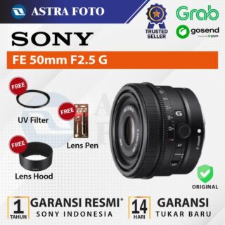 SONY FE 50mm F2.5 G Lens - Lensa Sony Full Frame Garansi Resmi