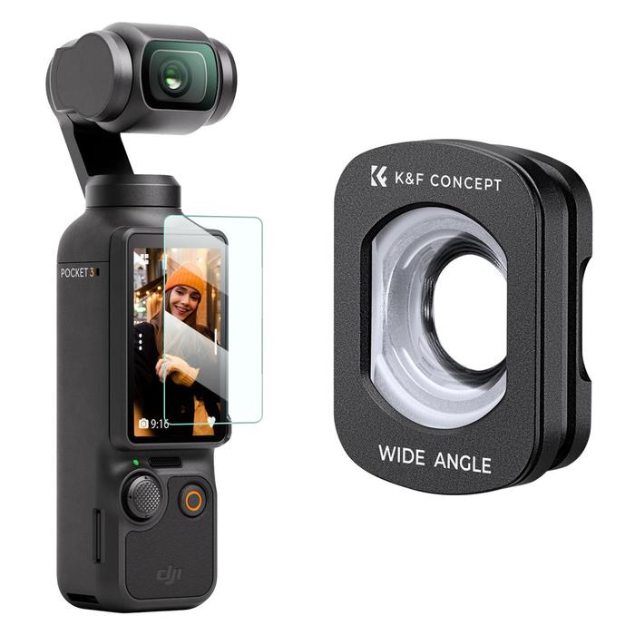 K&F Concept Wide Angle Lens Extender Magnetic Filter For DJI Osmo Pocket 3 KNF Concept · 2