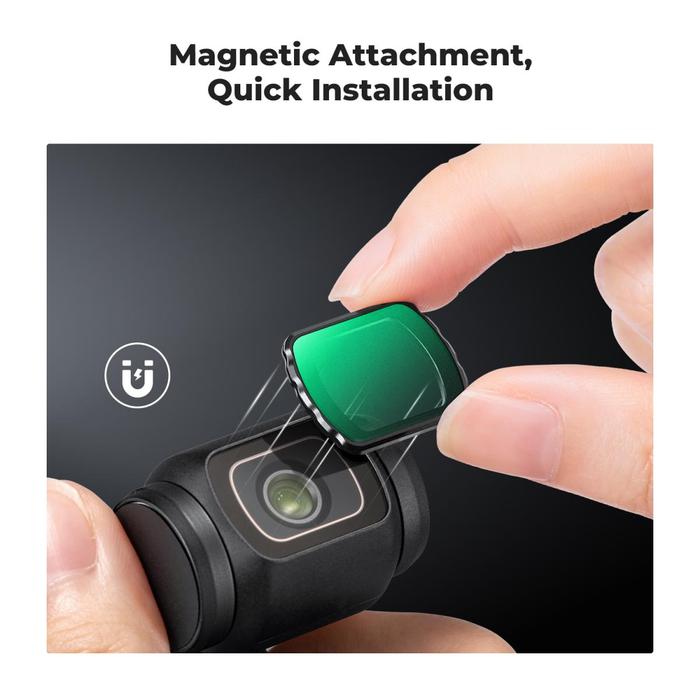 K&F Concept Black Diffusion Mist 1/8 Filter For DJI Osmo Pocket 3 KNF Concept · 7