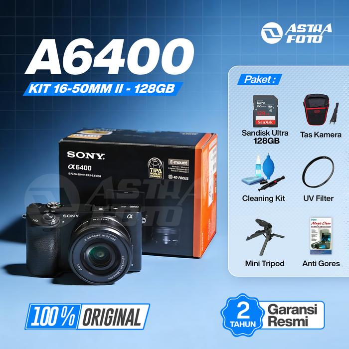 SONY ALPHA A6400 KIT 16-50mm II OSS KAMERA MIRRORLESS 4K - Standard · 9