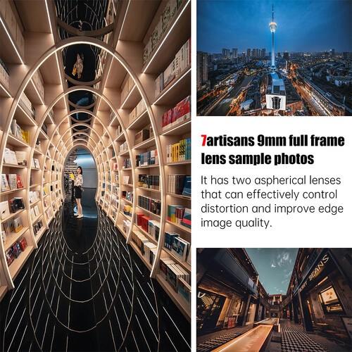 7artisans 9mm f/5.6 Full Frame Photoelectric lens (Almost O Distortion) Sony E Mount - Nikon Z - Canon EOS RF - Leica L - SONY FE · 4