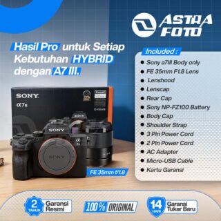 Sony Alpha A7III / Sony A7 Mark III BODY + KIT FE 35mm F1.8 / A7M3