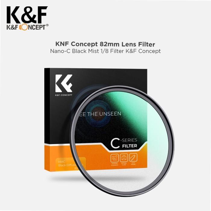 KNF Concept 82mm Lens Filter Nano-C Black Mist 1/8 Filter K&F Concept Black Diffusion · 2