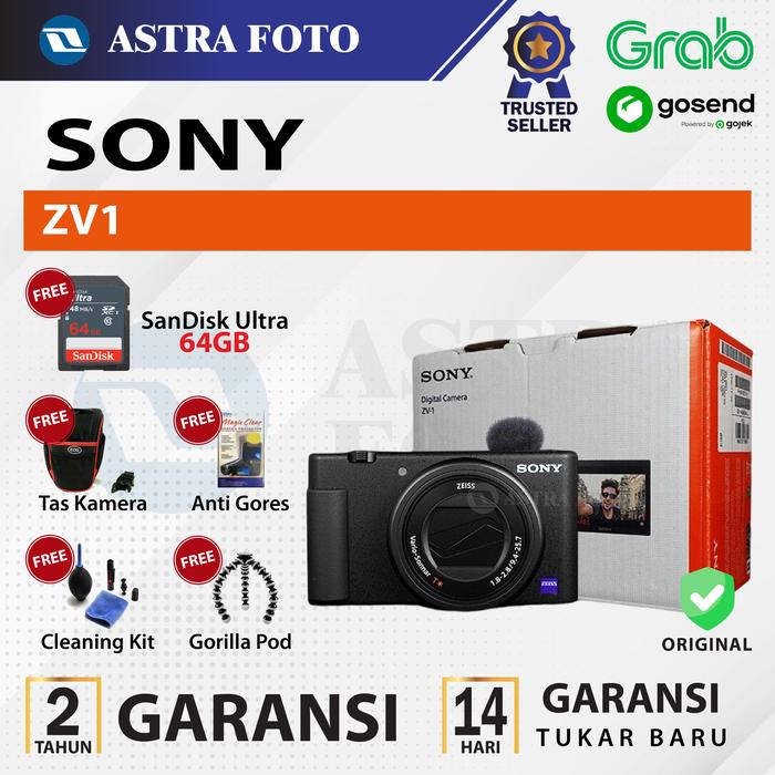 SONY ZV1 / ZV-1 Kamera Digital Pocket Vlog Vlogger - Putih, STANDARD · 2