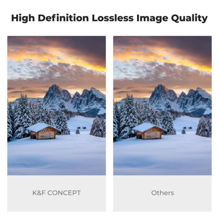 KNF Concept 67mm Filter Variable ND2-400 Nano X Coating Anti Scratch & Waterproof Pro HD Ultra Thin Lens Filter Lensa K&F Concept - Gambar 8