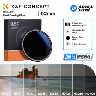 KNF Concept 62mm Lens Filter Variable ND2-400 Multi Coating Filter K&F