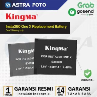 Kingma Battery And Dual Slot Charger For  Insta360 One X IS360XB Baterai + Charger - Battery Only